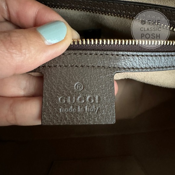 Gucci Dome Ophidia Medium Top Supreme Handle Shoulder Bag - Picture 9 of 13